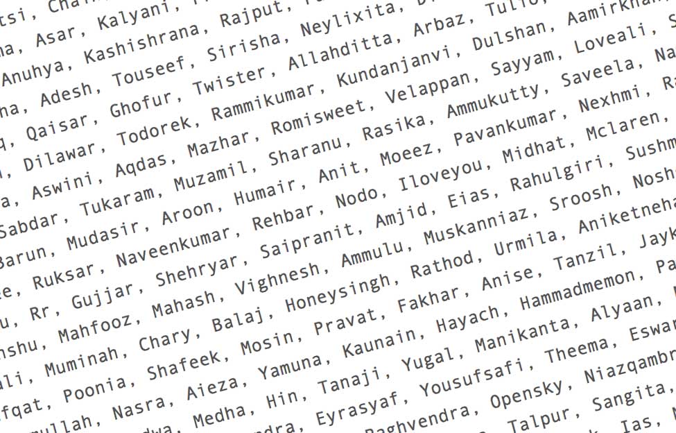 New Names Added (2014 article)
