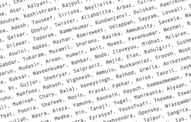 New Names Added (2014 article)