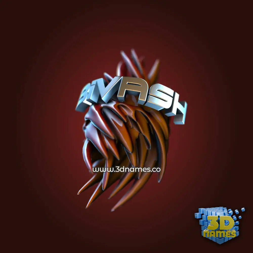 bivash in Red Twisted style - 3D name wallpaper