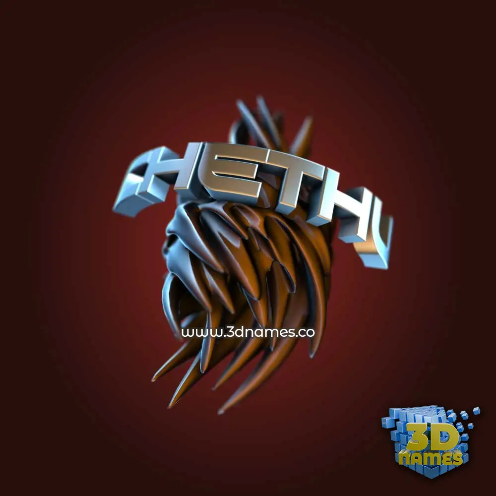 chethu in Red Twisted style - 3D name wallpaper