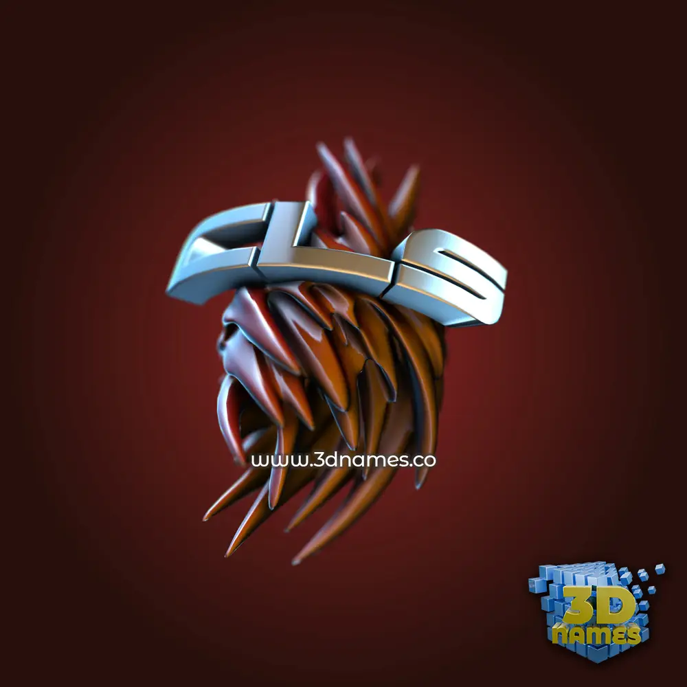 cls in Red Twisted style - 3D name wallpaper