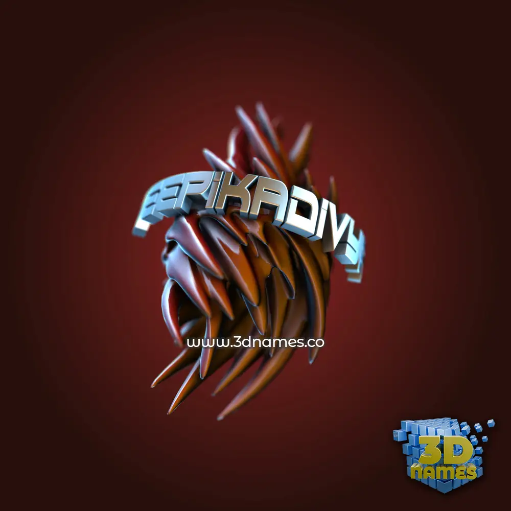 deepikadivya in Red Twisted style - 3D name wallpaper