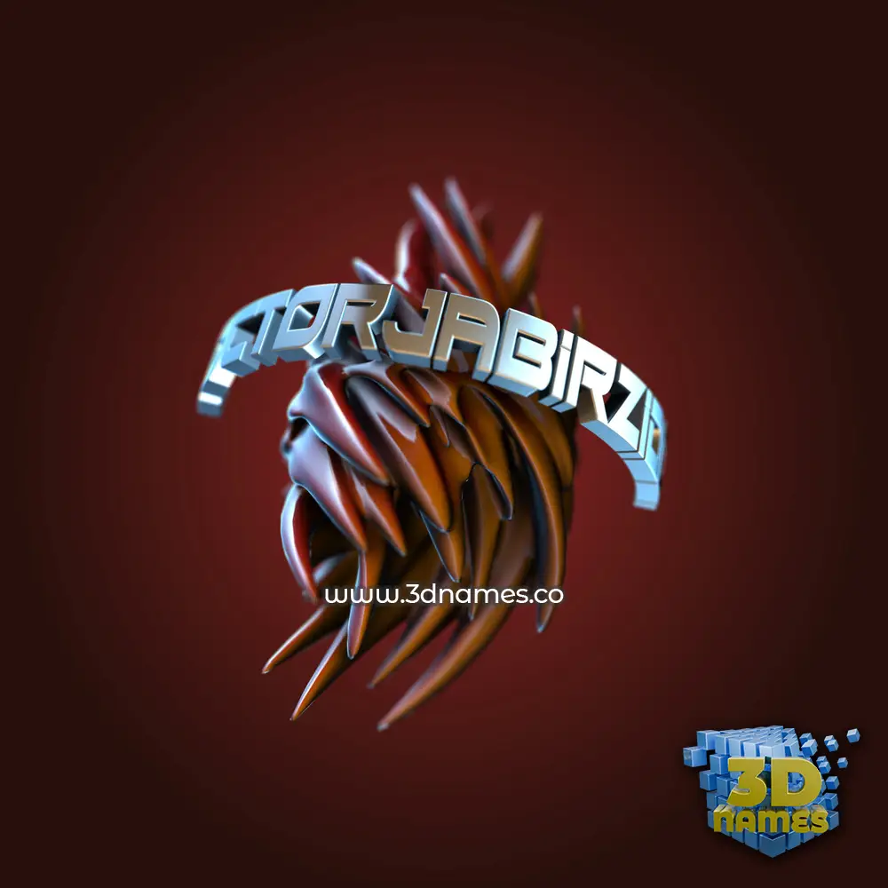 doctorjabirziddi in Red Twisted style - 3D name wallpaper