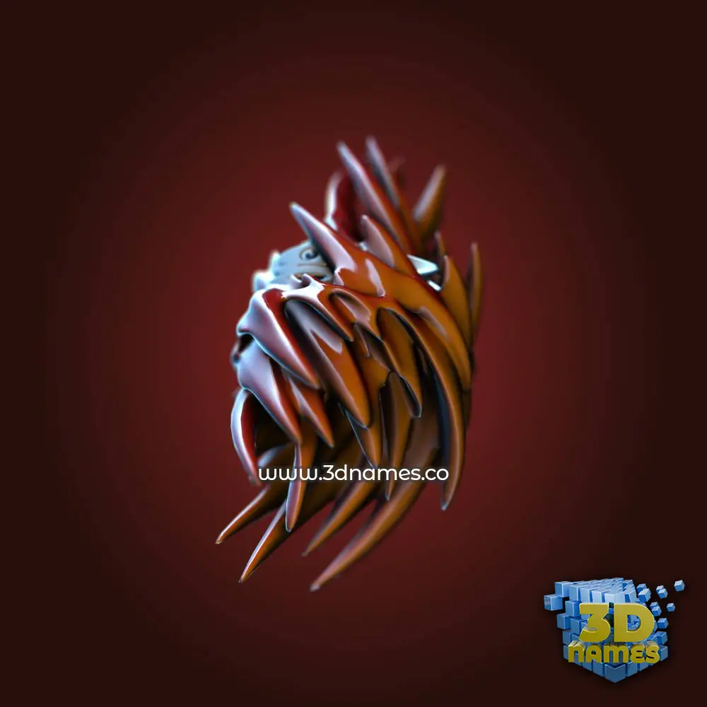 gz in Red Twisted style - 3D name wallpaper