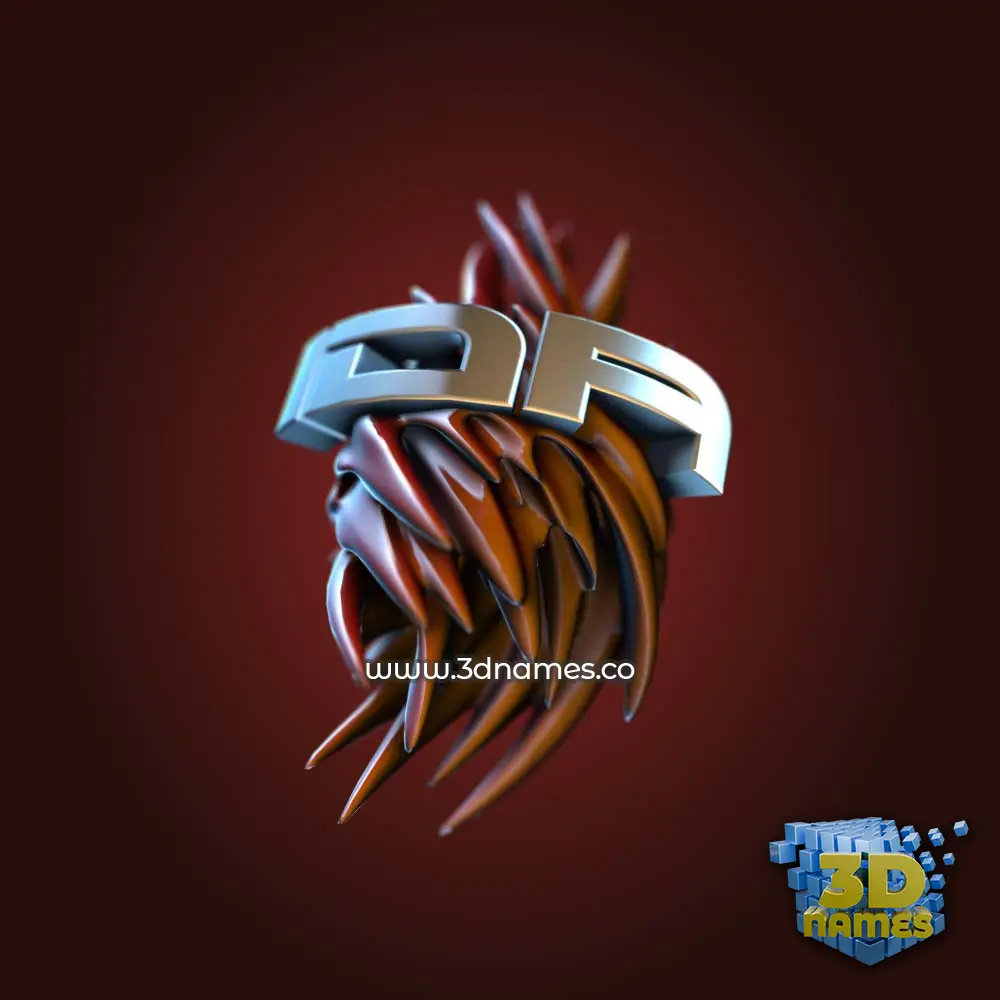 ida in Red Twisted style - 3D name wallpaper