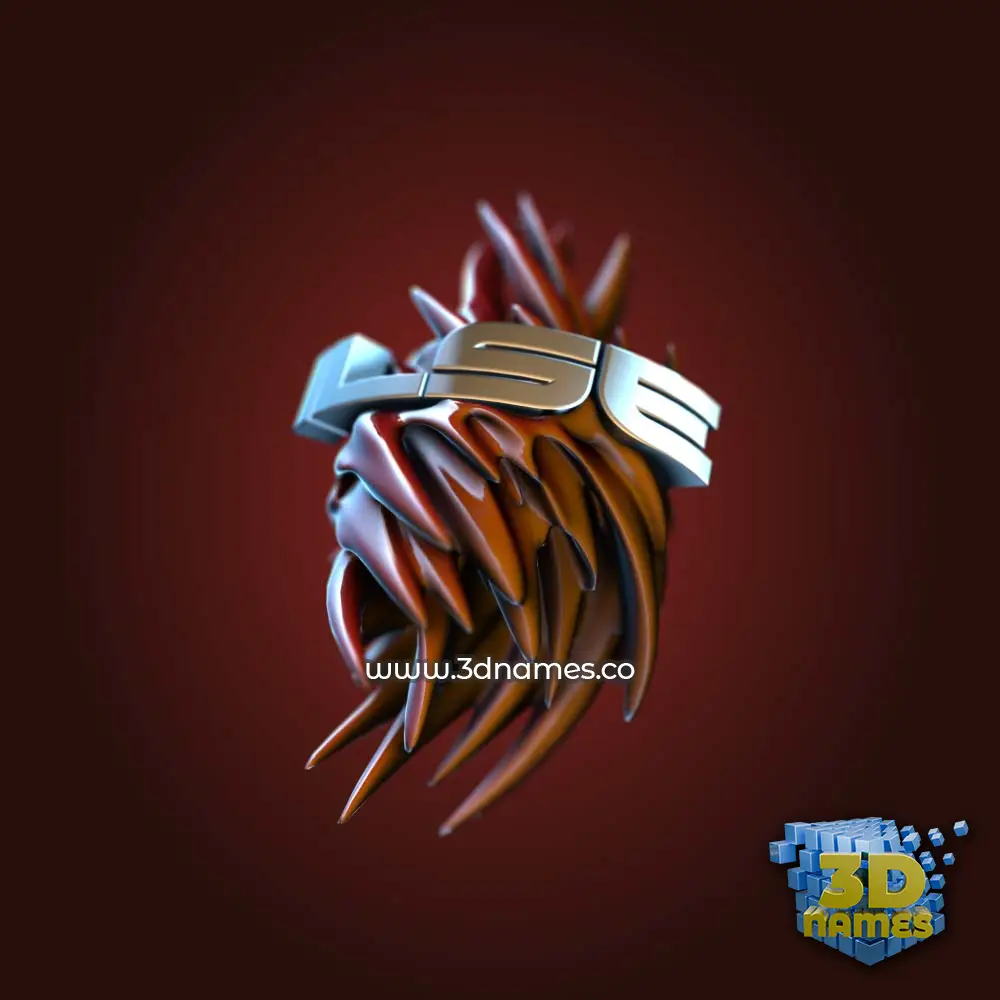 ilse in Red Twisted style - 3D name wallpaper