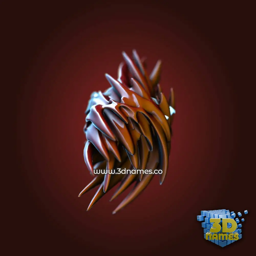 inty in Red Twisted style - 3D name wallpaper