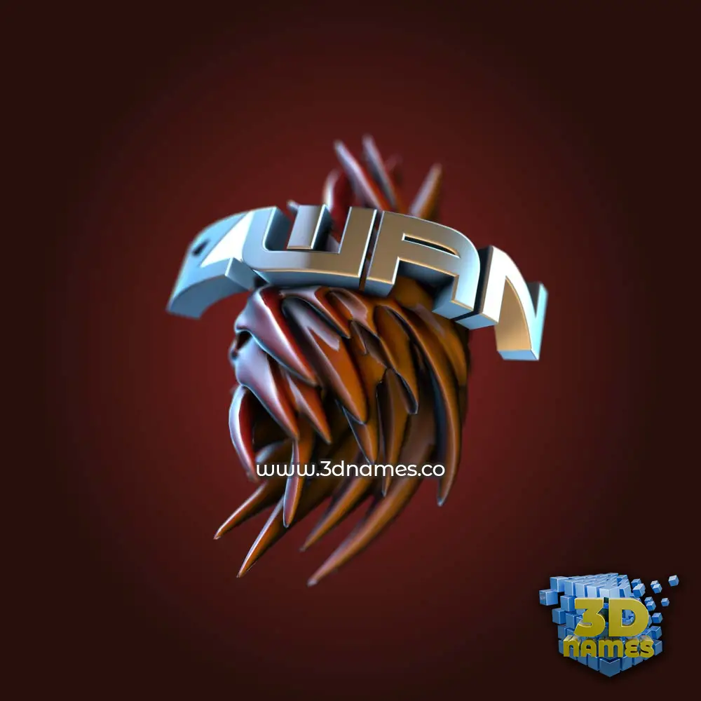 izwan in Red Twisted style - 3D name wallpaper