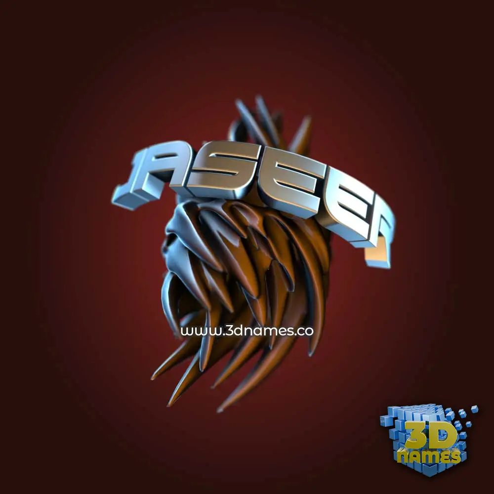 jaseer in Red Twisted style - 3D name wallpaper