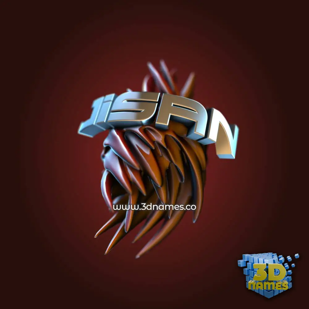 jisan in Red Twisted style - 3D name wallpaper