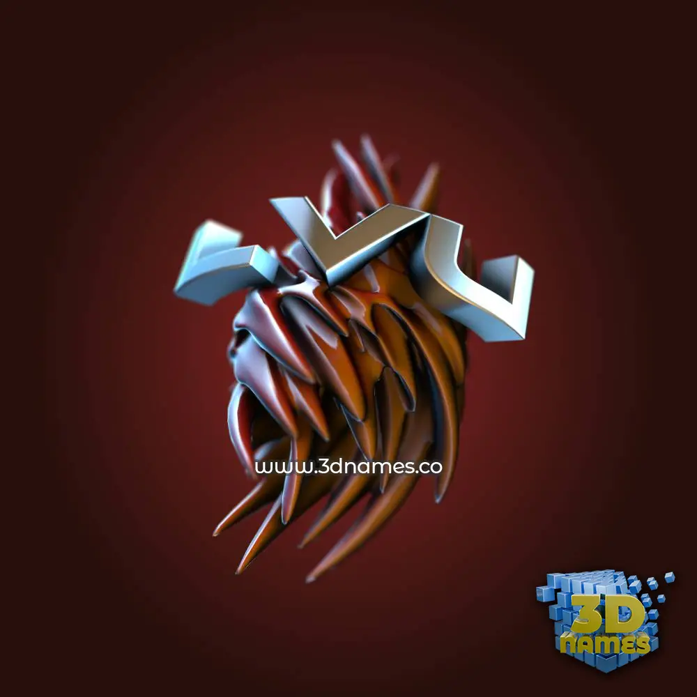 lvu in Red Twisted style - 3D name wallpaper