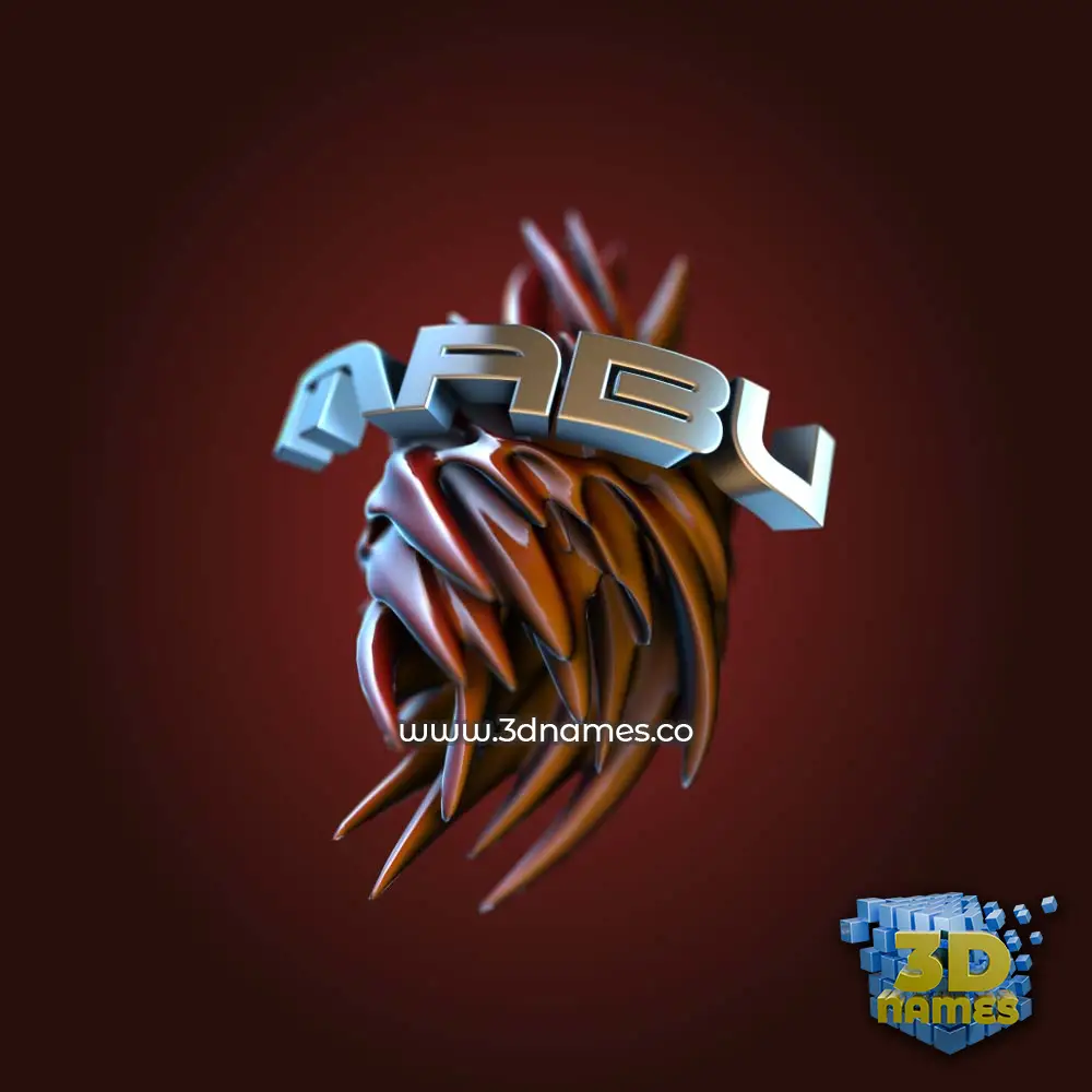 mabu in Red Twisted style - 3D name wallpaper