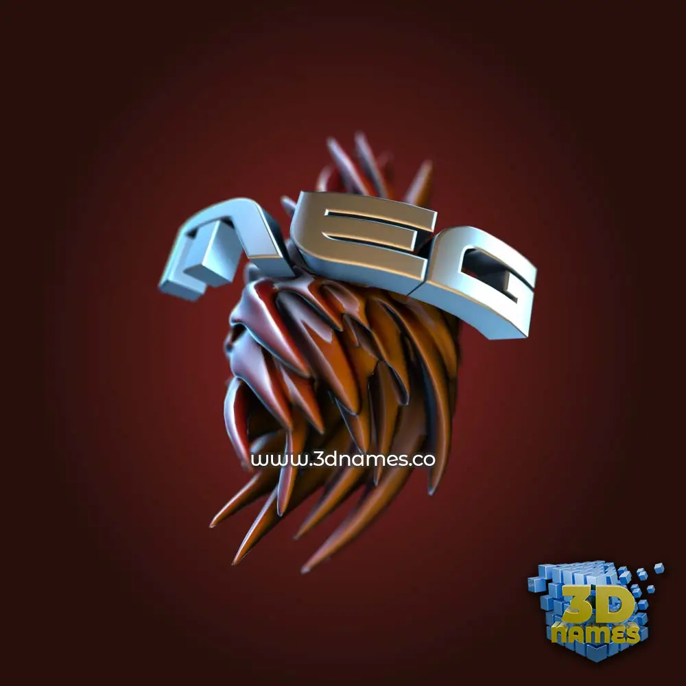 meg in Red Twisted style - 3D name wallpaper