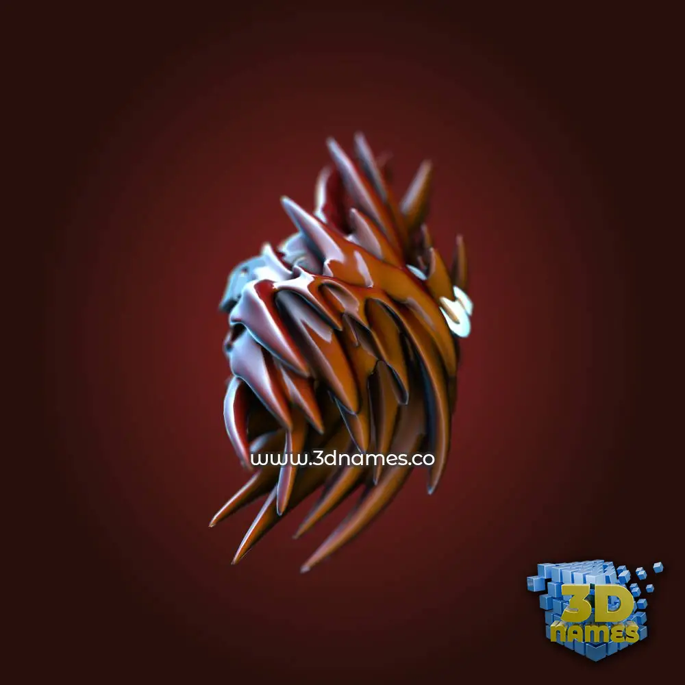 nehs in Red Twisted style - 3D name wallpaper
