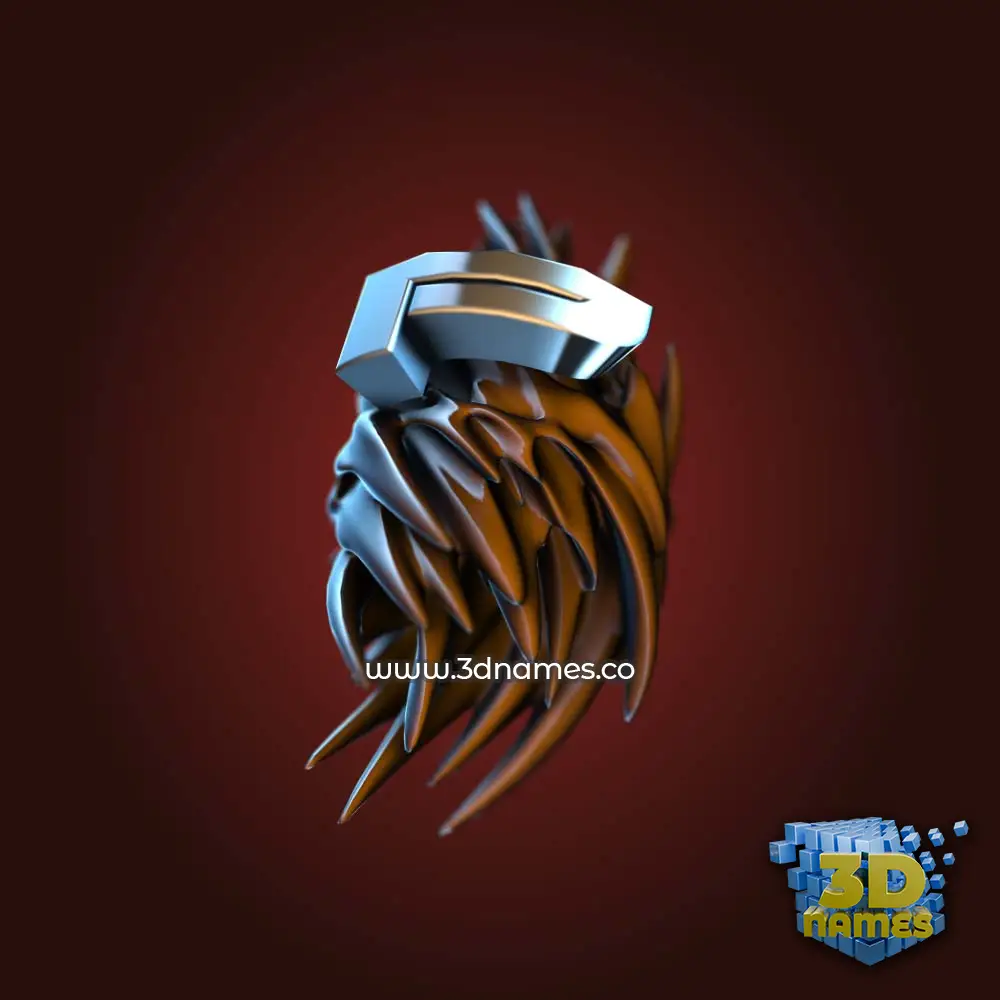 p in Red Twisted style - 3D name wallpaper