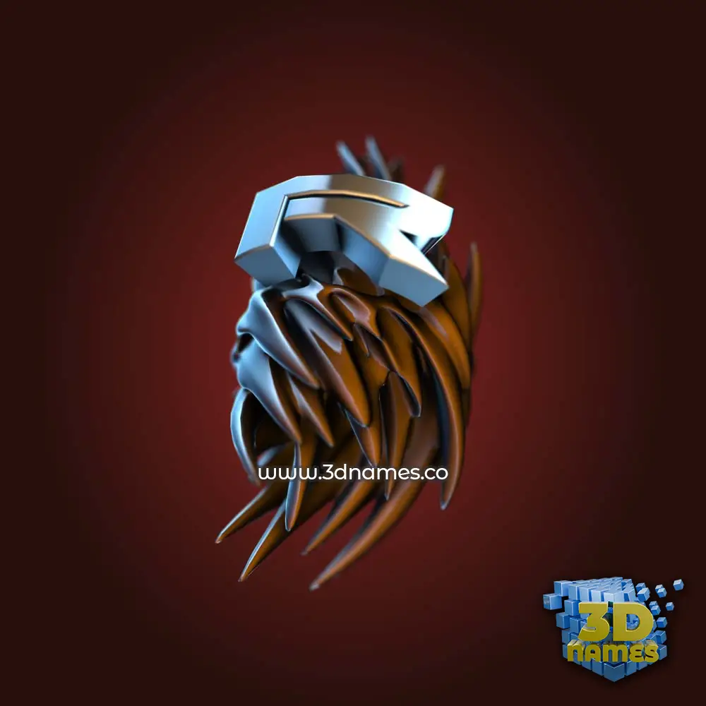 r in Red Twisted style - 3D name wallpaper