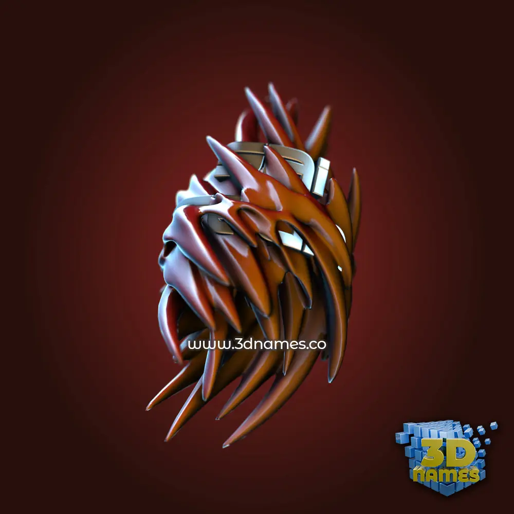 sai teja in Red Twisted style - 3D name wallpaper