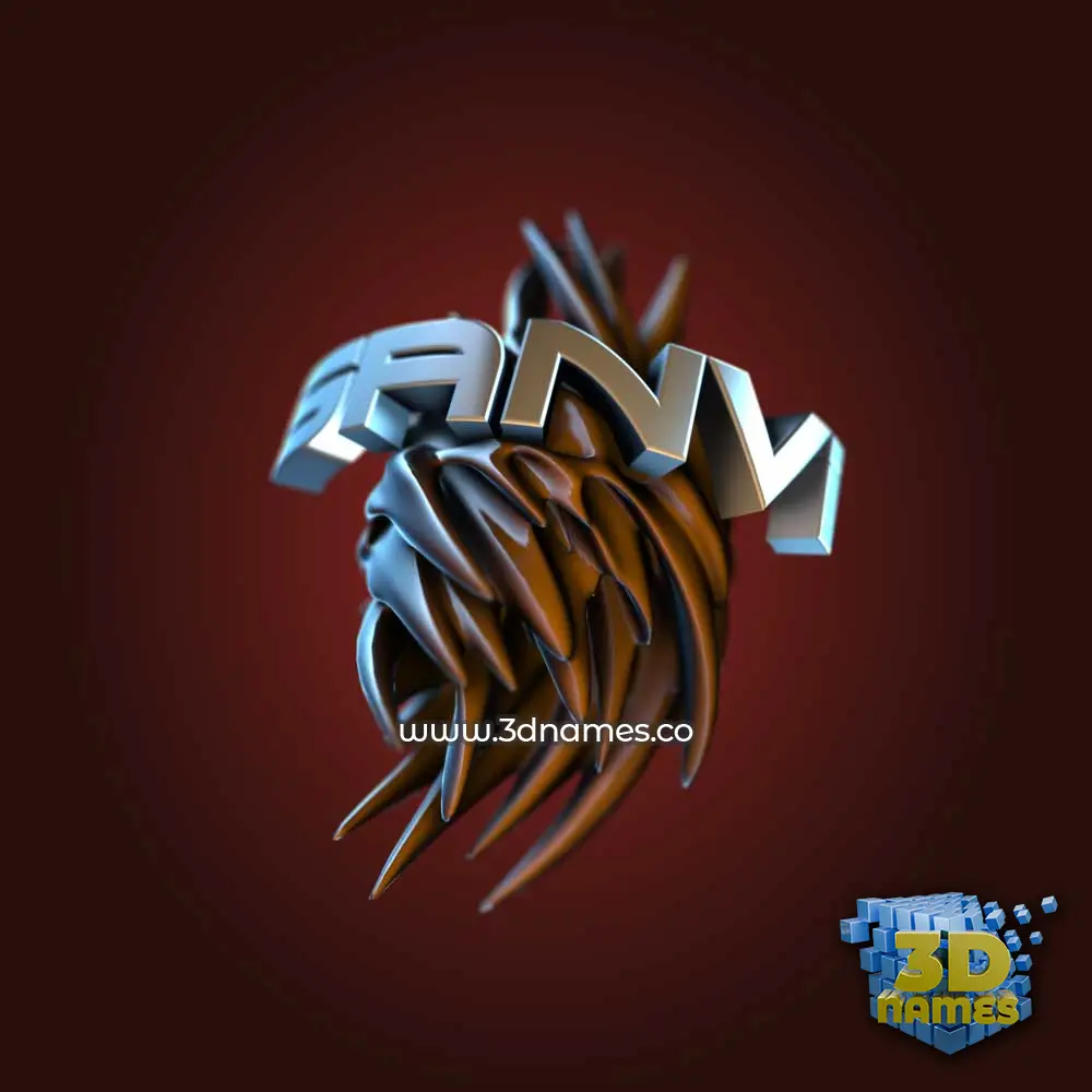 sanvi in Red Twisted style - 3D name wallpaper