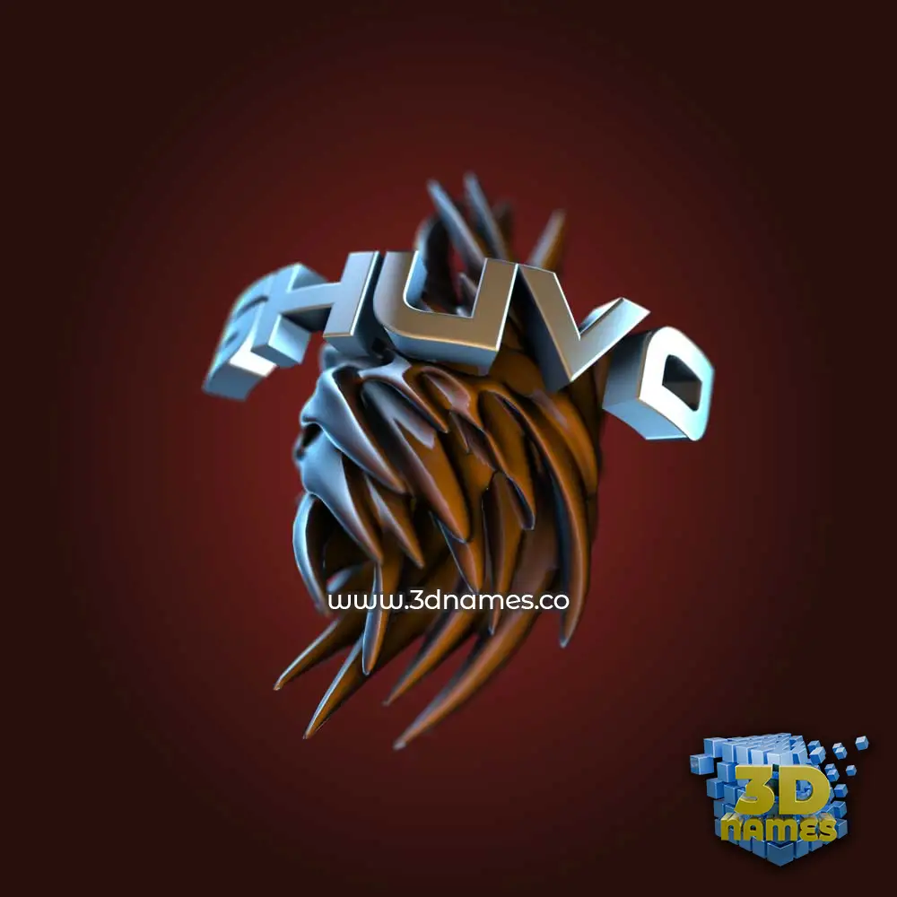 shuvo in Red Twisted style - 3D name wallpaper