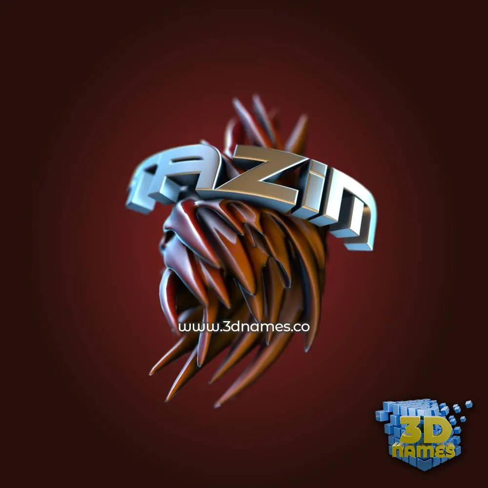 tazim in Red Twisted style - 3D name wallpaper