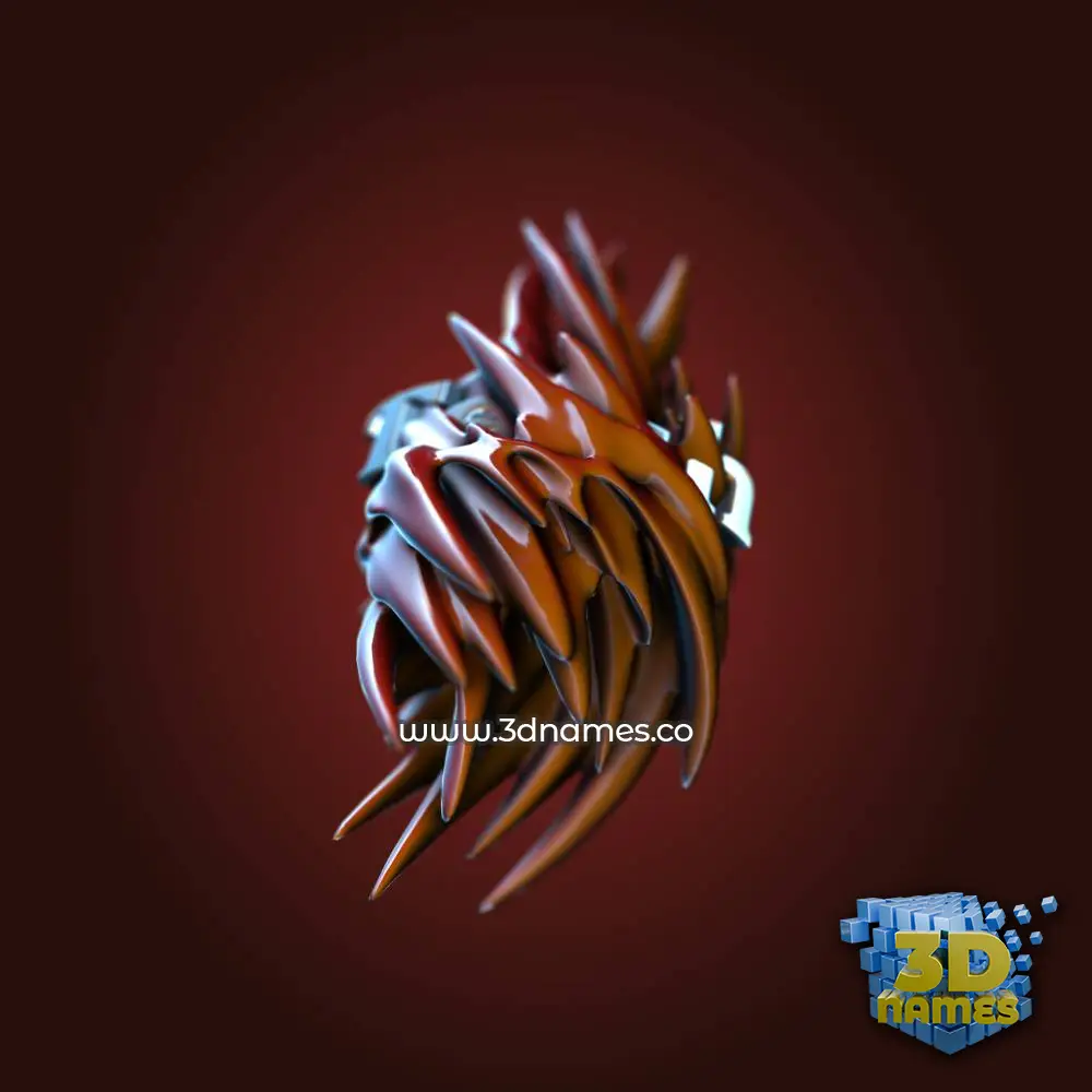 tech in Red Twisted style - 3D name wallpaper