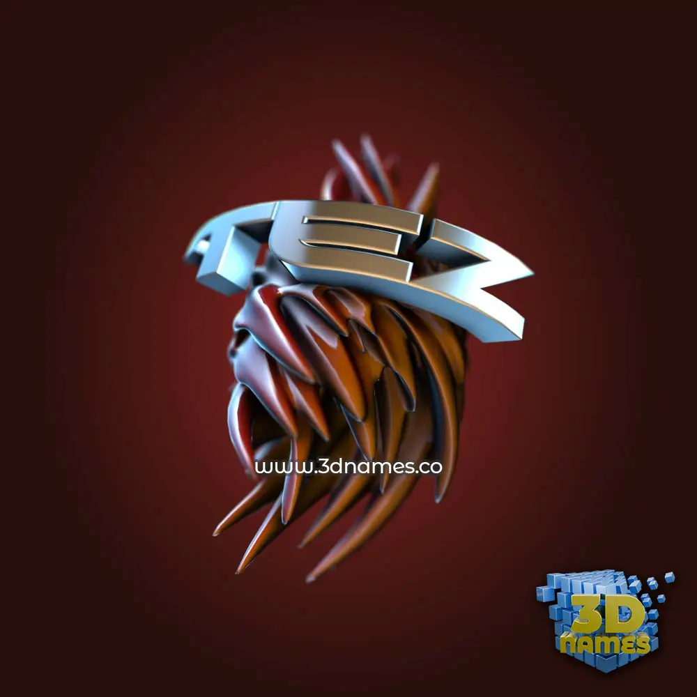tez in Red Twisted style - 3D name wallpaper