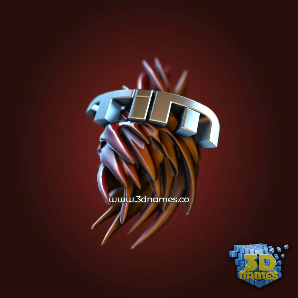 tim in Red Twisted style - 3D name wallpaper