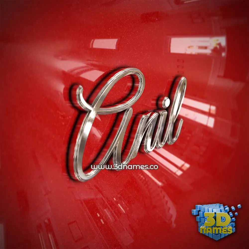 anil in Car Paint style - 3D name wallpaper