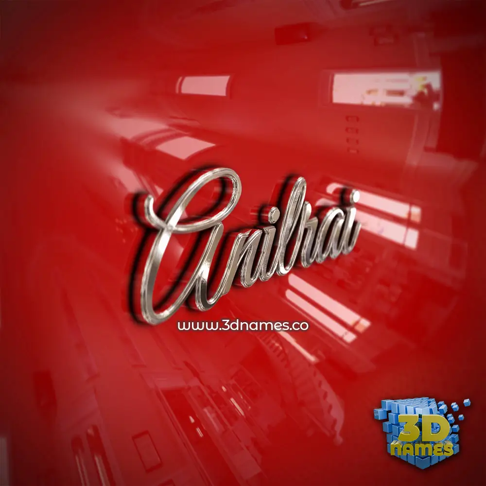 anilrai in Car Paint style - 3D name wallpaper
