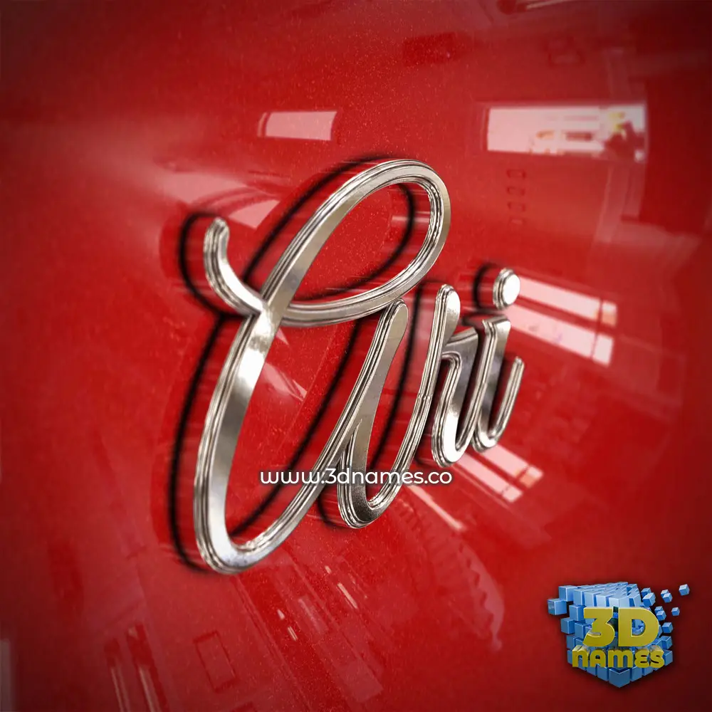 ari in Car Paint style - 3D name wallpaper