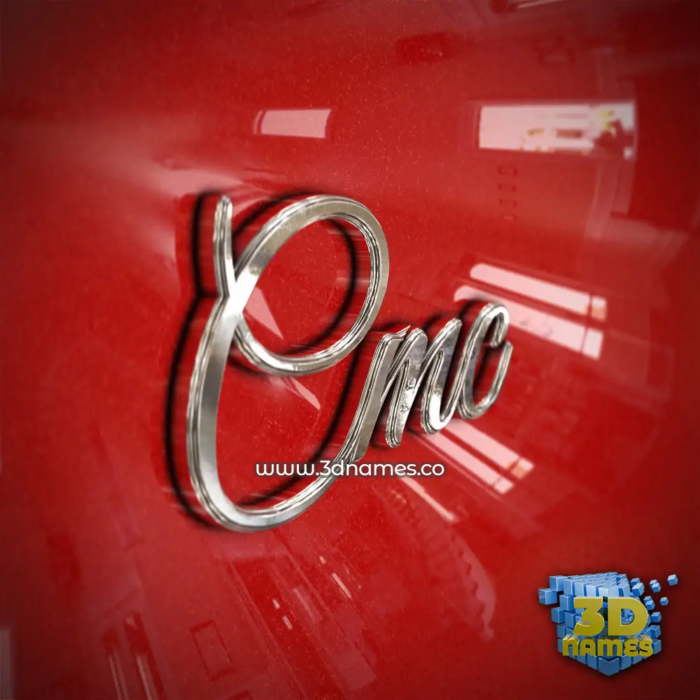 cmc in Car Paint style - 3D name wallpaper