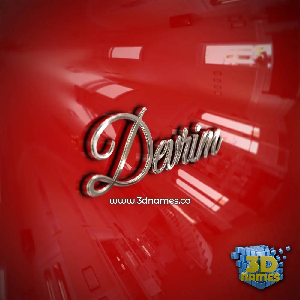 devrim in Car Paint style - 3D name wallpaper