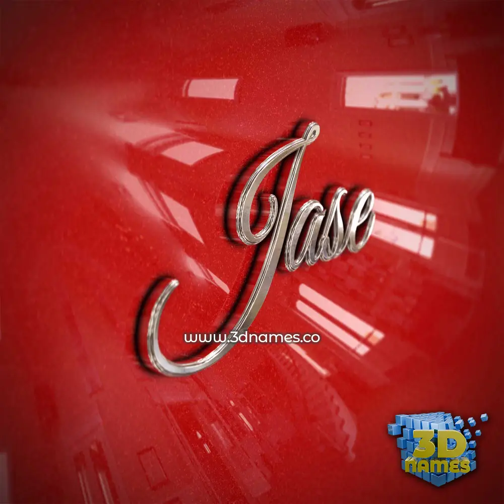 jase in Car Paint style - 3D name wallpaper