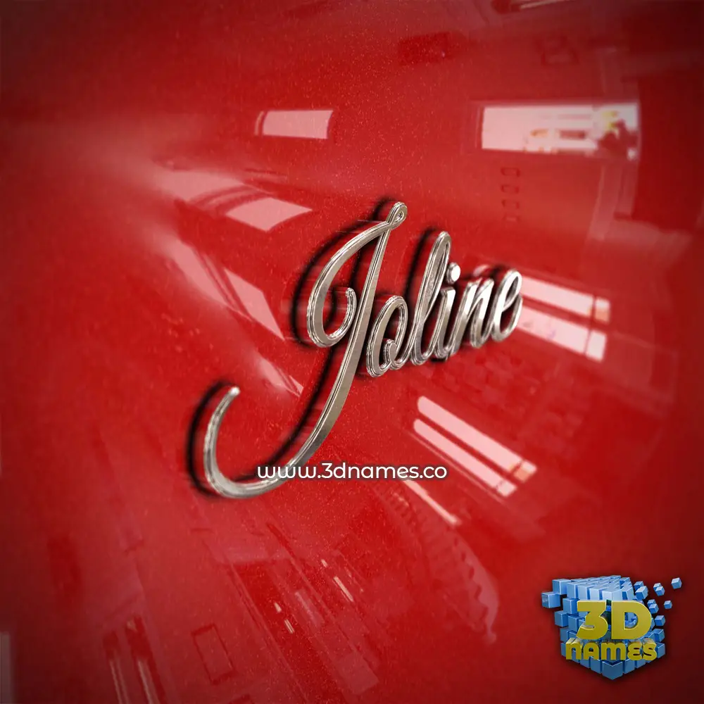 joline in Car Paint style - 3D name wallpaper