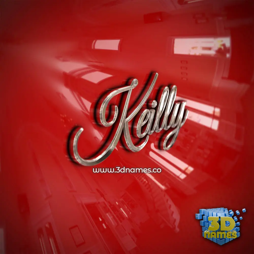 keilly in Car Paint style - 3D name wallpaper