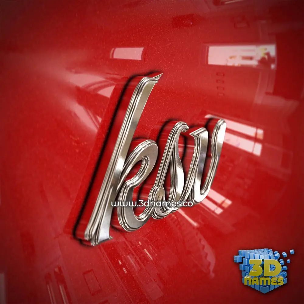 ksv in Car Paint style - 3D name wallpaper