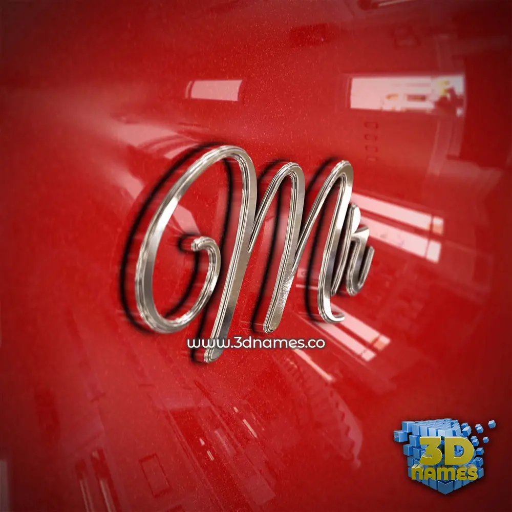 mr in Car Paint style - 3D name wallpaper