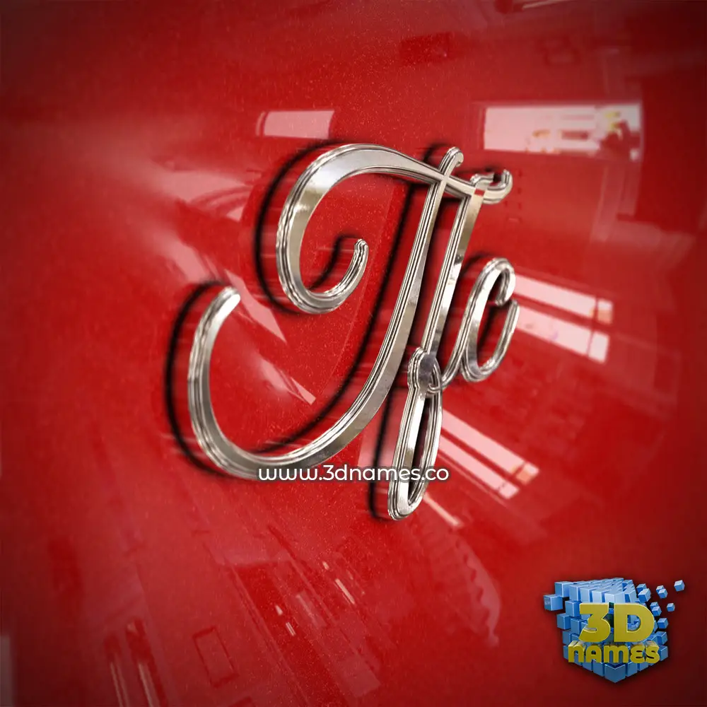 tfc in Car Paint style - 3D name wallpaper