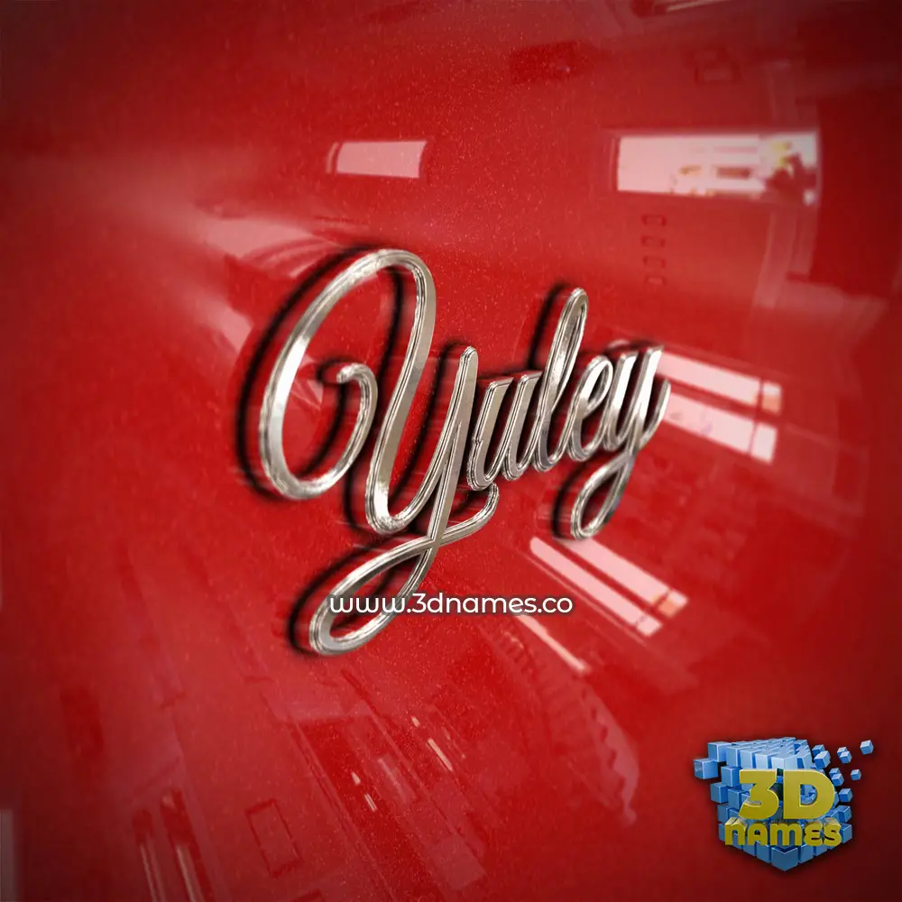 yuley in Car Paint style - 3D name wallpaper