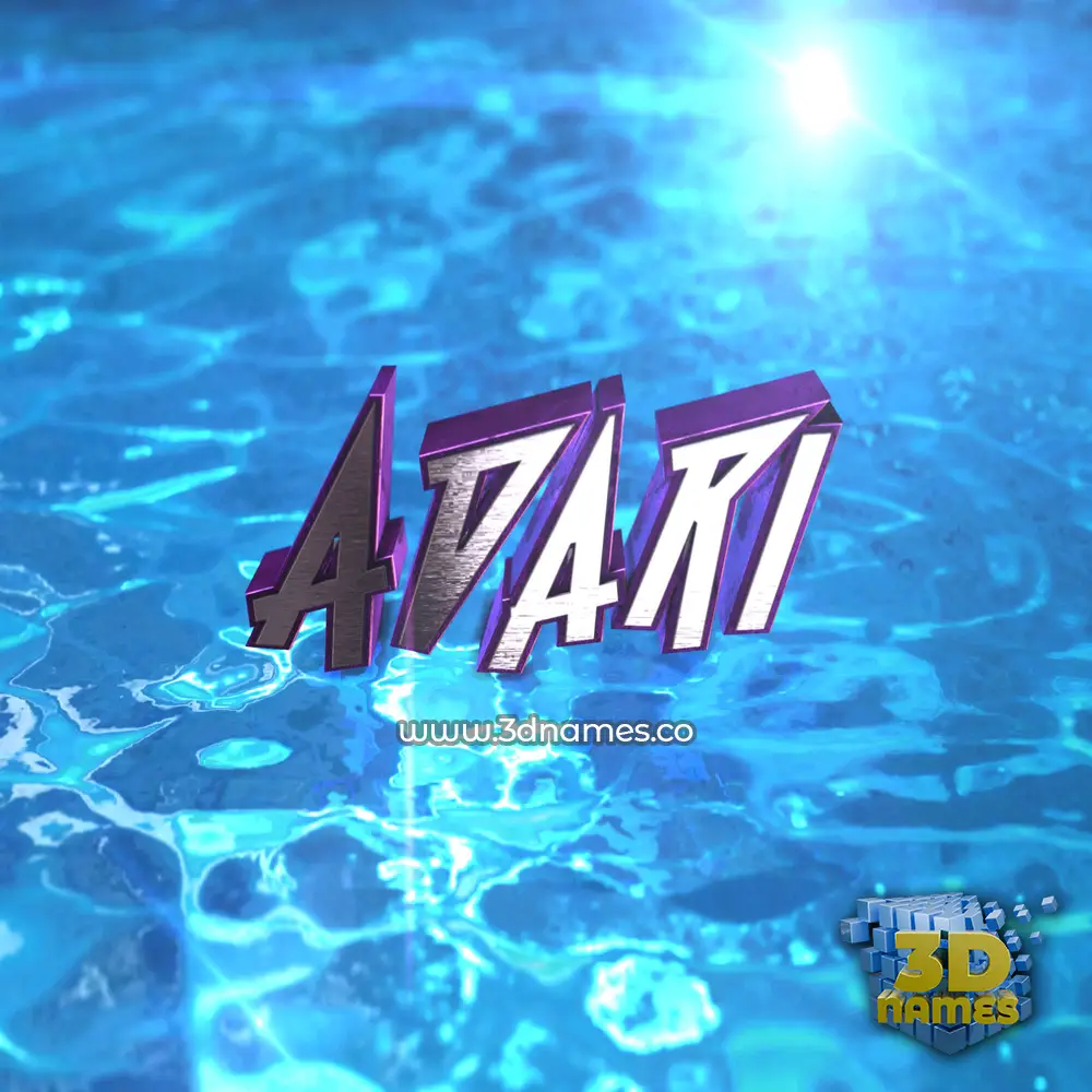 adari in Water 2015 style - 3D name wallpaper
