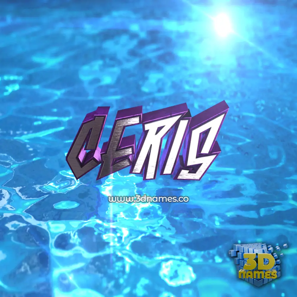 ceris in Water 2015 style - 3D name wallpaper
