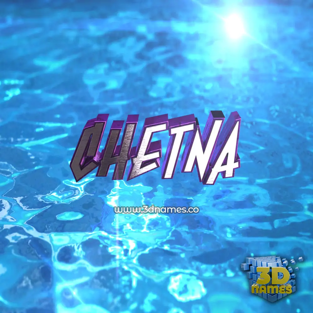 chetna in Water 2015 style - 3D name wallpaper
