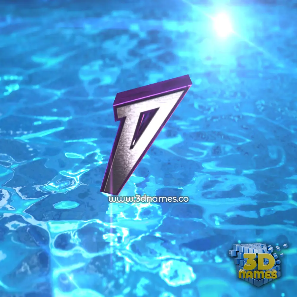 d in Water 2015 style - 3D name wallpaper