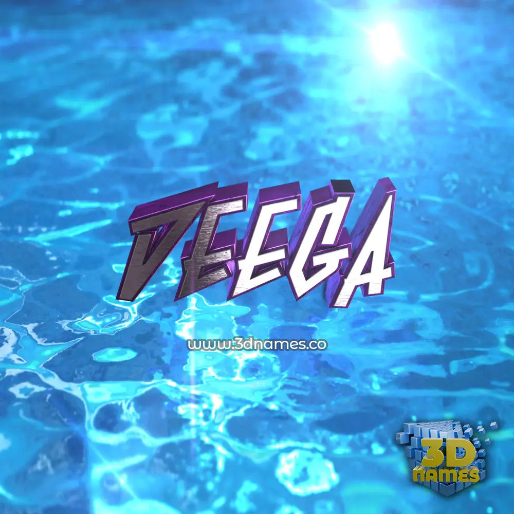 deega in Water 2015 style - 3D name wallpaper