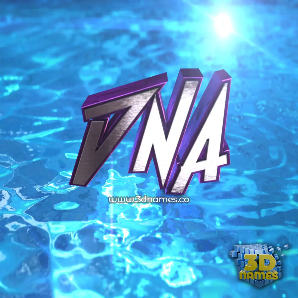 dna in Water 2015 style - 3D name wallpaper