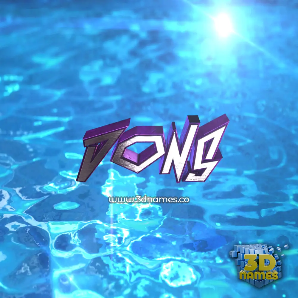 dons in Water 2015 style - 3D name wallpaper