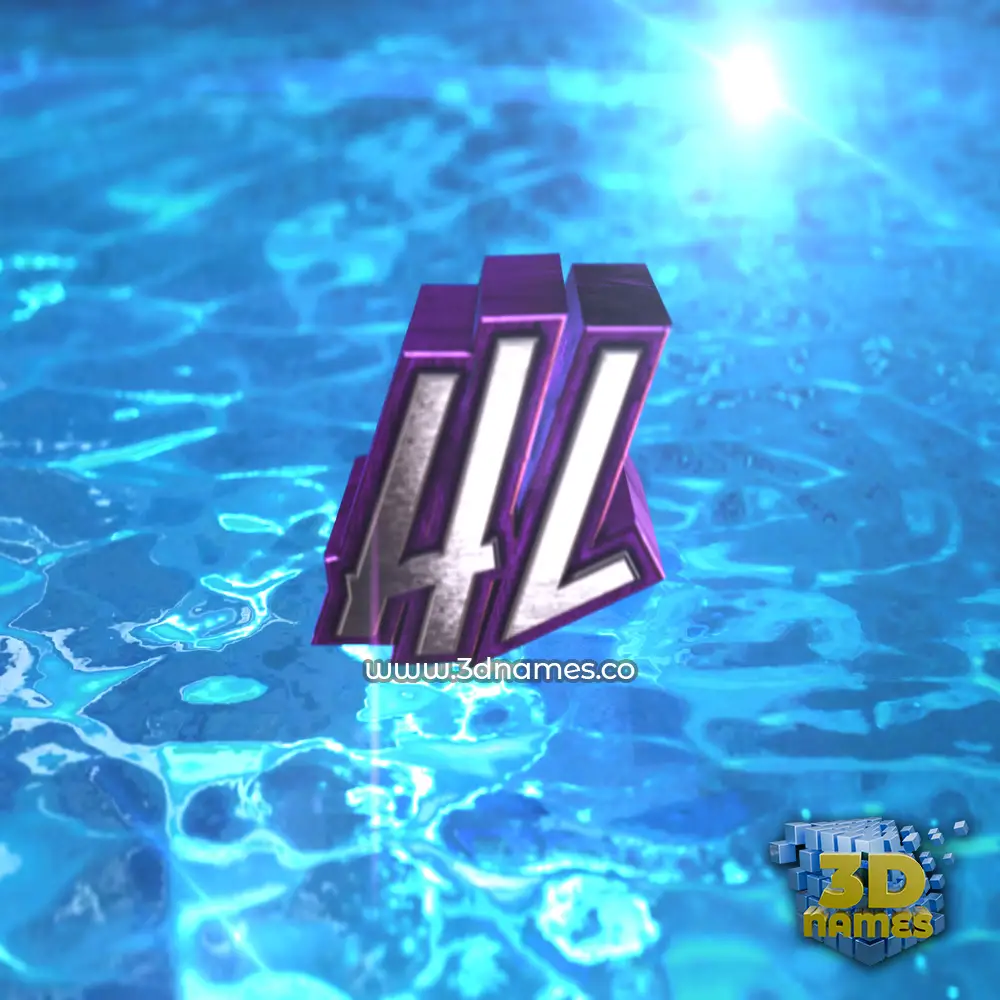 hl in Water 2015 style - 3D name wallpaper