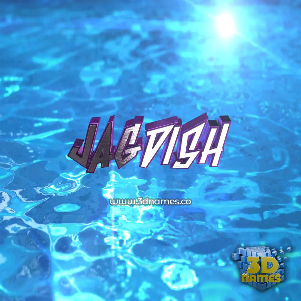 jagdish in Water 2015 style - 3D name wallpaper