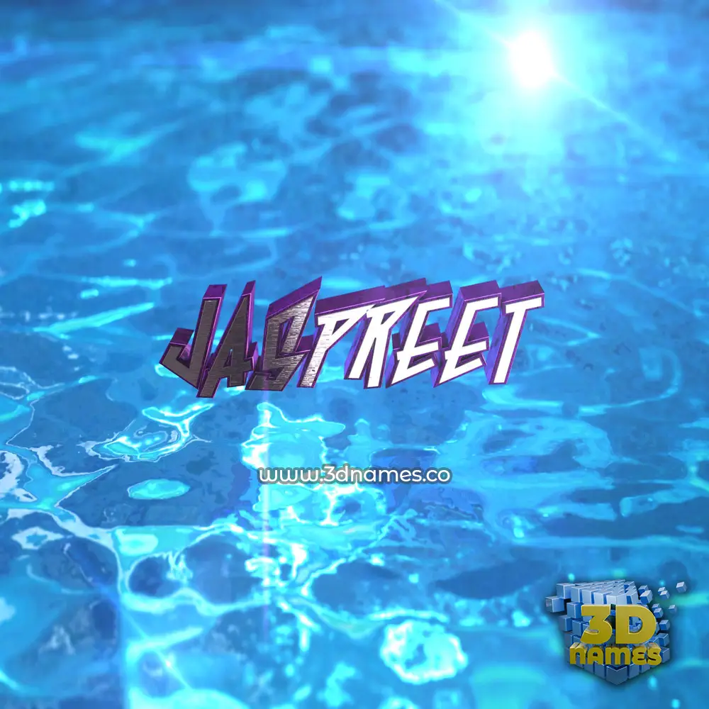 jaspreet in Water 2015 style - 3D name wallpaper
