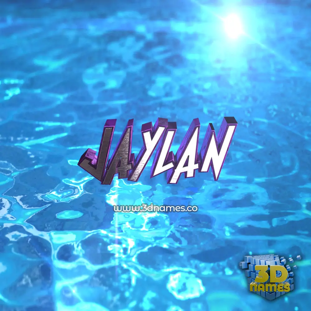 jaylan in Water 2015 style - 3D name wallpaper